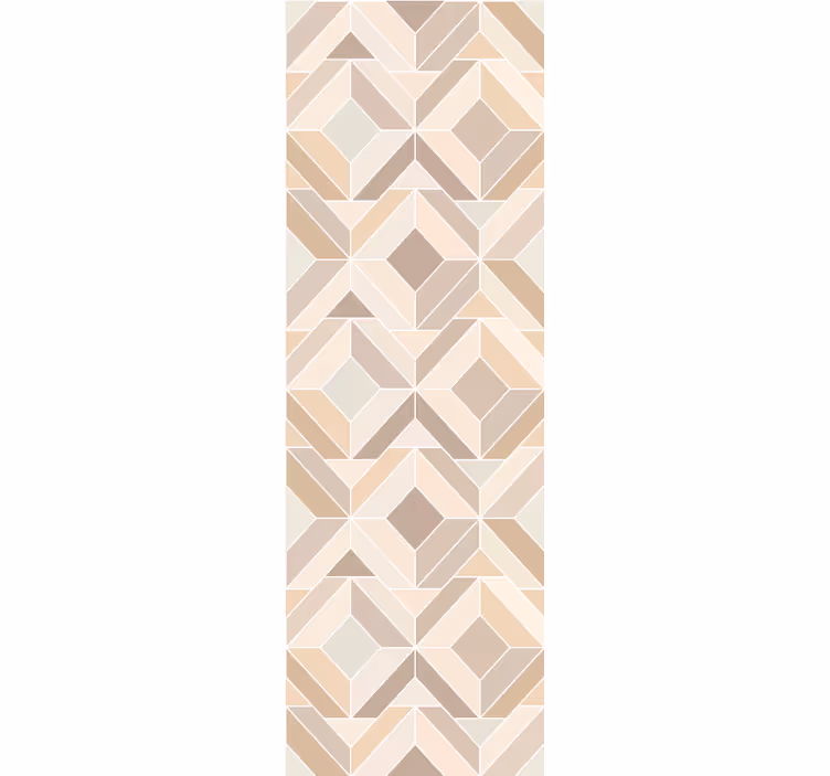 Beige lagerformer geometriska tapeter - Tenstickers