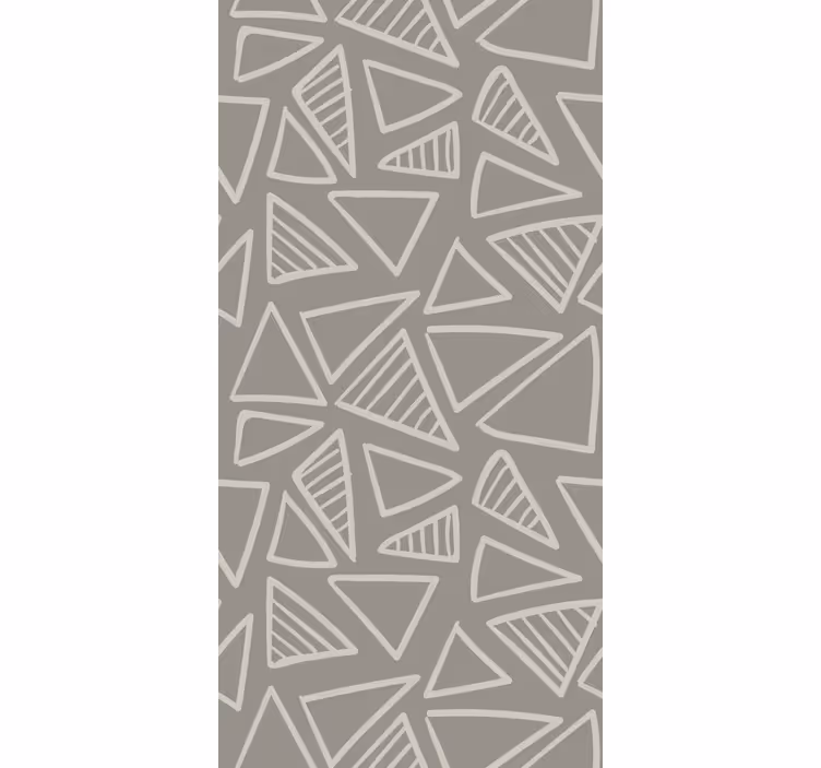 Triangulär mönsterdesign tapet geometriska former - Tenstickers