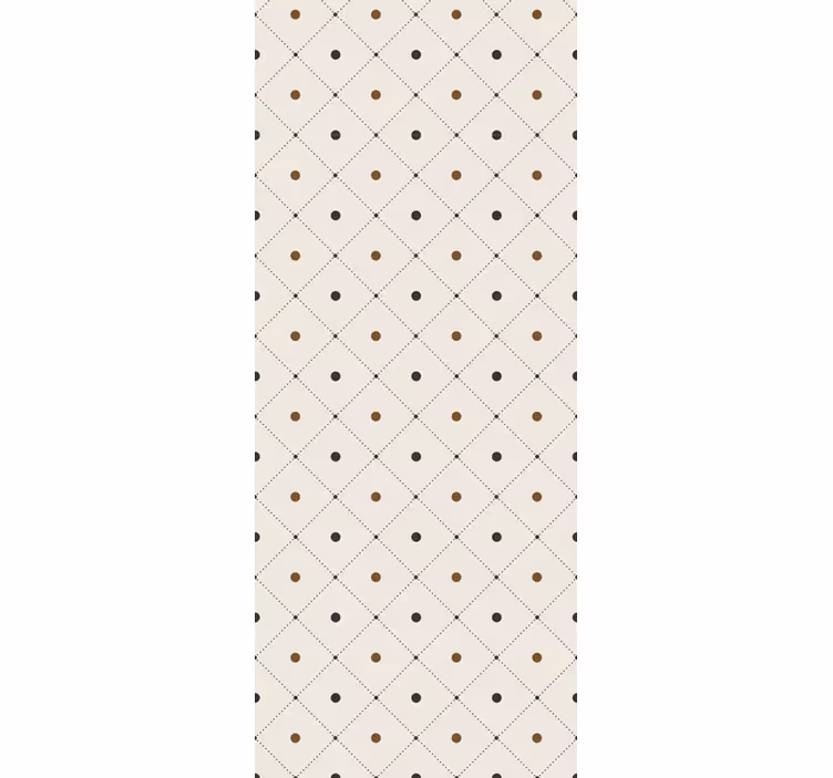 Geometriska prickmönster fyrkantiga tapeter - Tenstickers