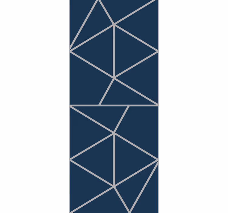"metro prisma" geometriska trianglar tapeter - Tenstickers