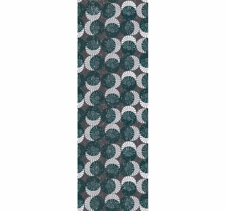 Mörka nyanser mönster Tapet cirklar, prickar och polka dots - Tenstickers