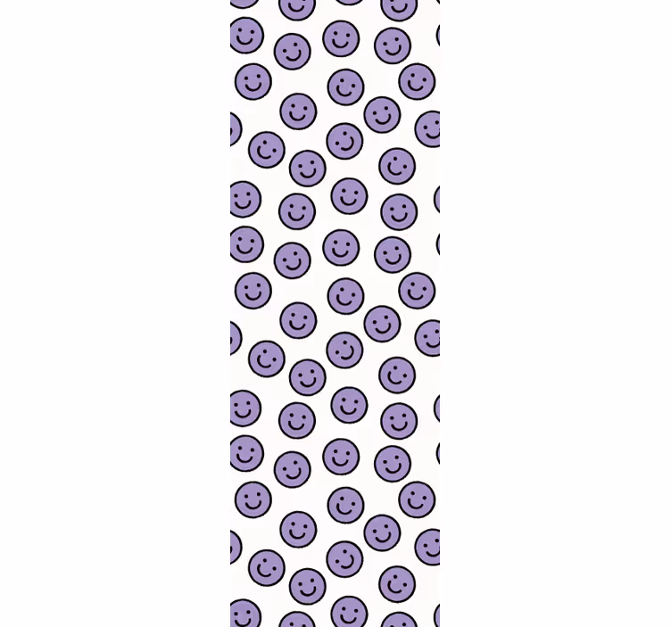 Smiley mönster design Tapet cirklar, prickar och polka dots - Tenstickers