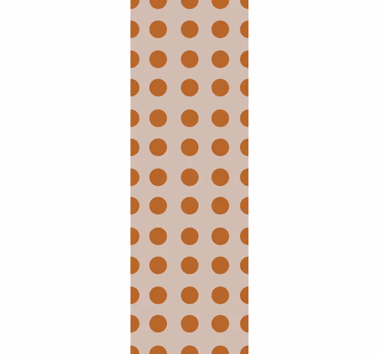Varma nyanser Tapet cirklar, prickar och polka dots - Tenstickers