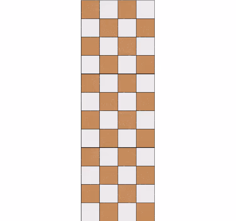 Fyrkantig mönsterdesign Tapet plattor - Tenstickers