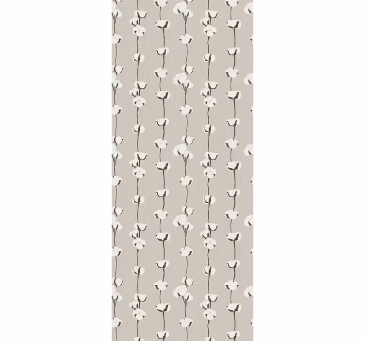 New nostalgia konstnärliga bomullsblommatapeter - Tenstickers