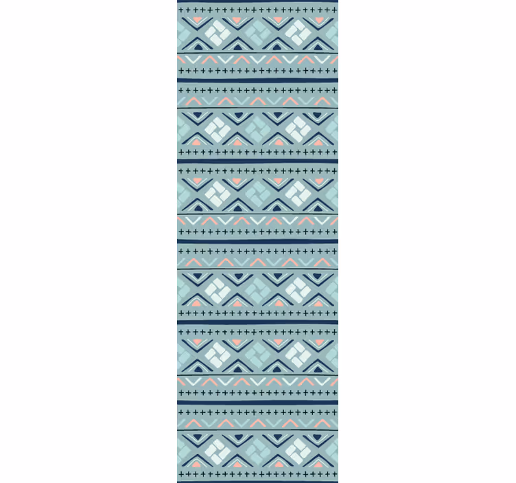 Tapet geometriska former etnisitet i mjuka toner - Tenstickers