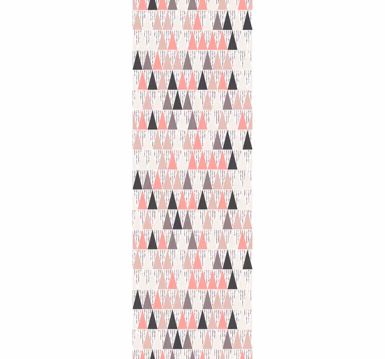 Färg trianglar mönster tapet - Tenstickers