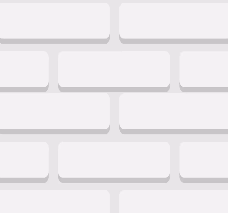 Vita realistiska tegelstenar fondtapet vardagsrum - Tenstickers
