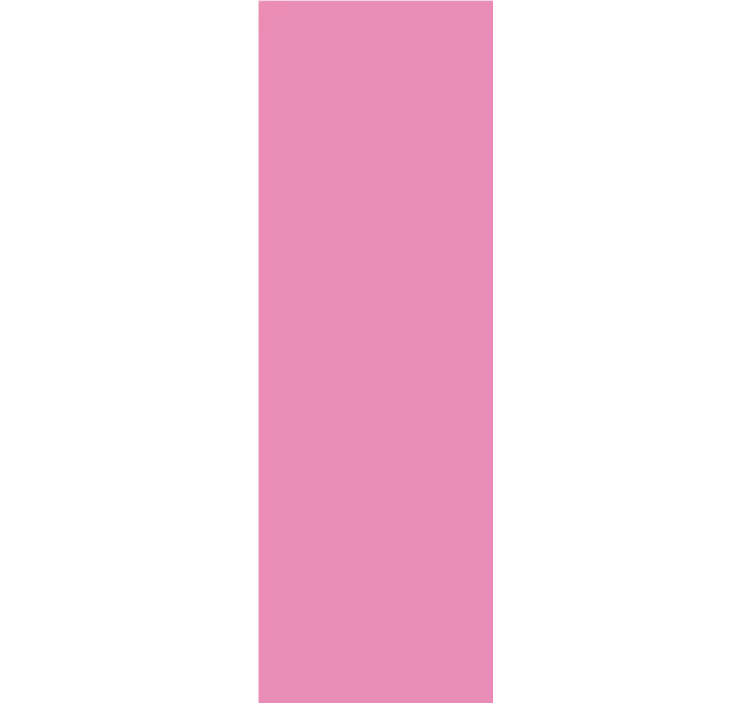 Tapet i enfärgad rosa färg - Tenstickers