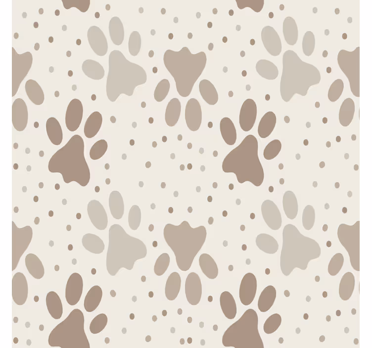 Hundtassar barn tapet - Tenstickers
