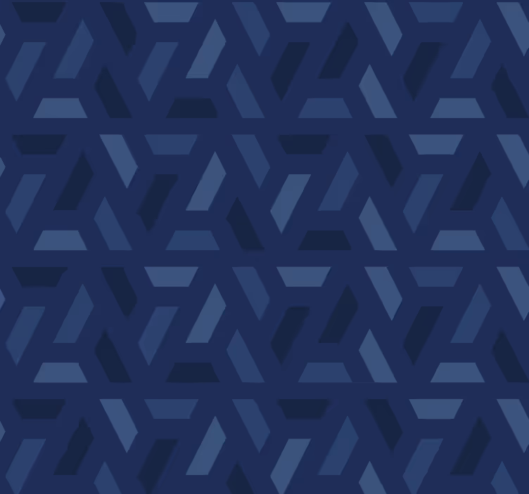 Trianglar mönster Marin tapet - Tenstickers