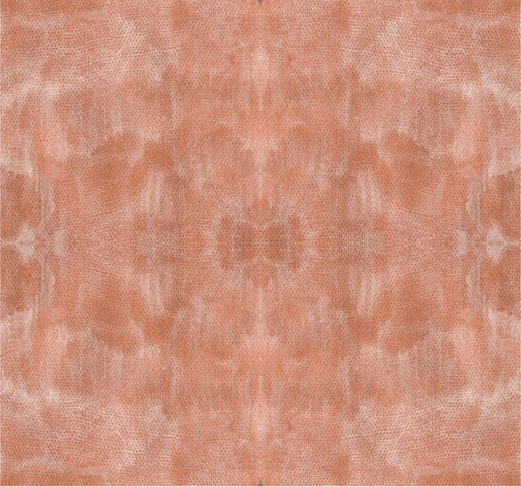 Fusk linne terracotta tapet - Tenstickers