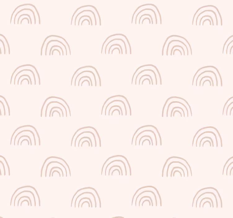 Minimalistisk regnbåge Bebis tapet - Tenstickers