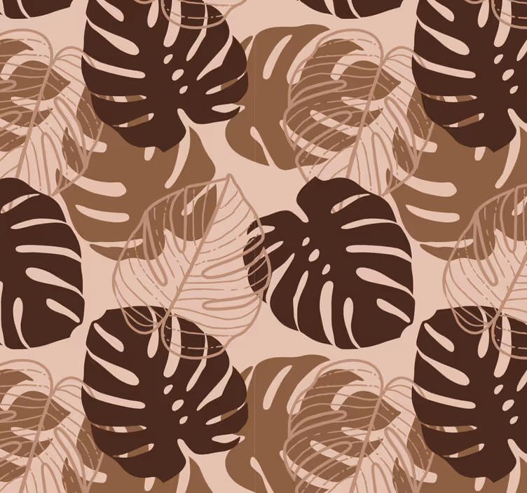 Monstera motiv Tapet blad - Tenstickers