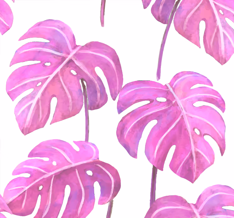 Monstera deliciosa Tapet blad - Tenstickers