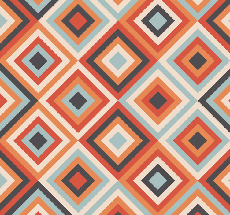 Tribal Boho Mönster fondtapet vardagsrum - Tenstickers