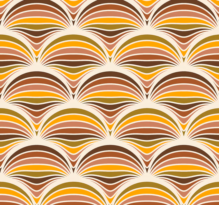 70-tal vintage tapet - Tenstickers