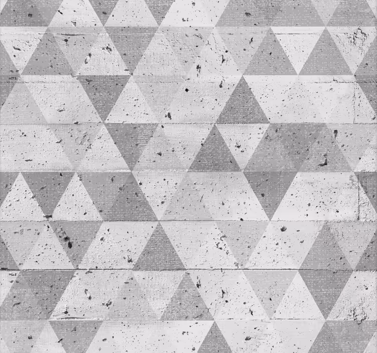 Betong trianglar betong tapeter - Tenstickers