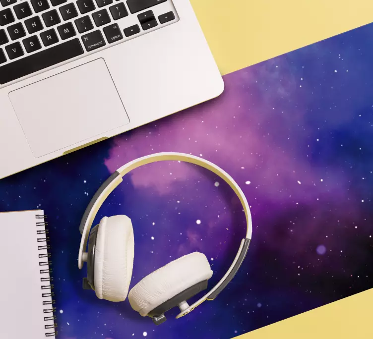 3d rymdhimmel med stjärnor gaming musmatta - Tenstickers