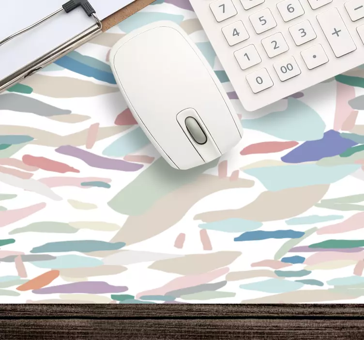 Abstract colorful strokes mönster och texturer musmatta - Tenstickers