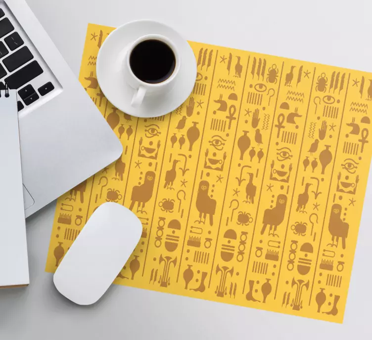 Abstrakt djurmönster och texturer musmatta - Tenstickers