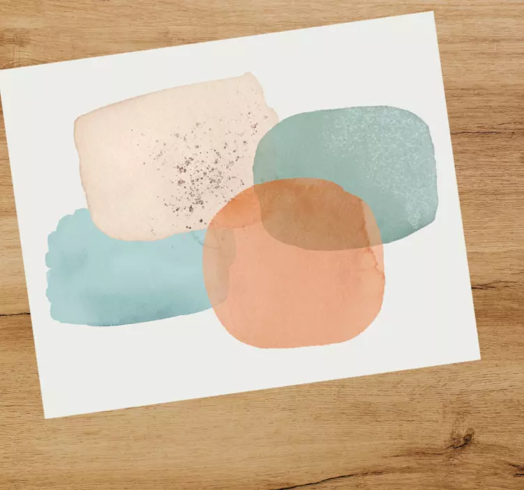 Abstrakta färgprover mönster och texturer musmatta - Tenstickers