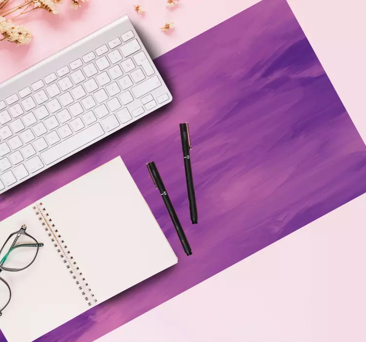 Abstrakta lila svängar mönster och texturer musmatta - Tenstickers