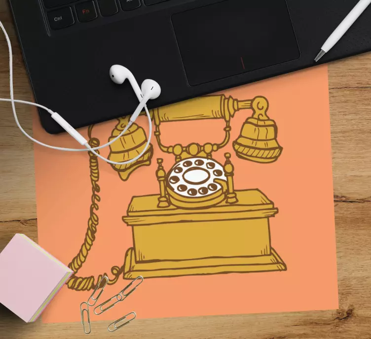 Antik telefon original musmatta - Tenstickers