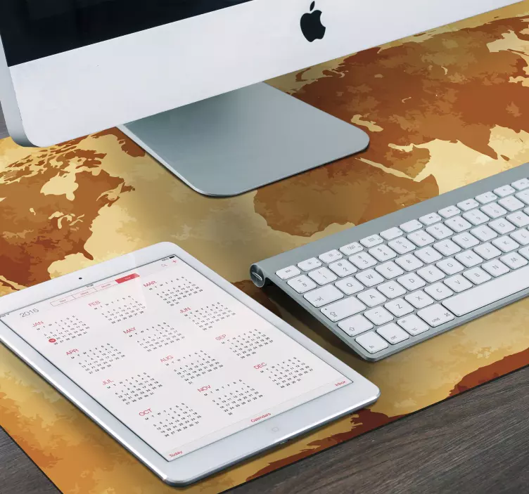 Antik världskarta musmatta - Tenstickers