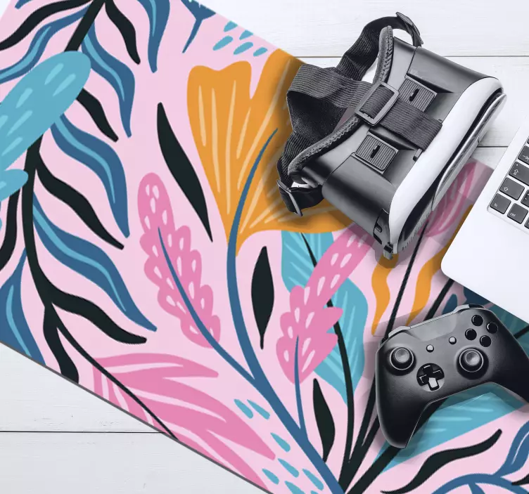 Blommor mönster musmatta mönster - Tenstickers