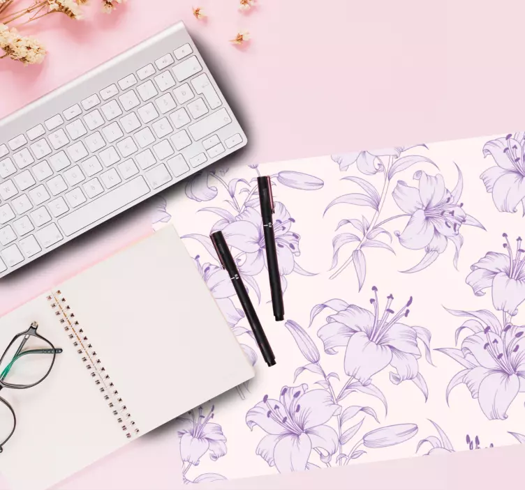 Blommotiv bakgrund mönster och texturer musmatta - Tenstickers