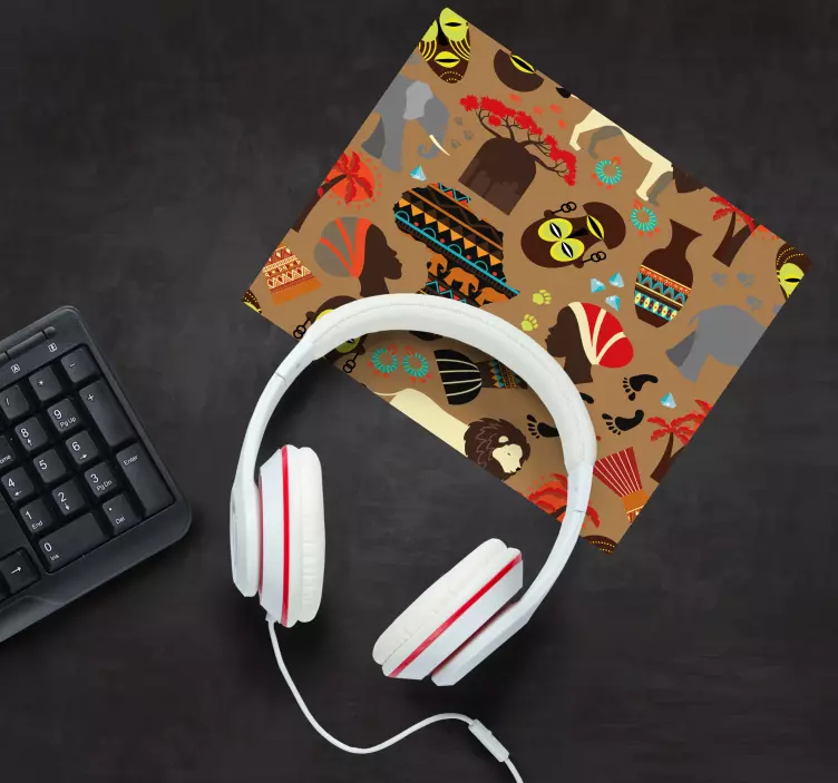 Cultural symbols motif mönster och texturer musmatta - Tenstickers