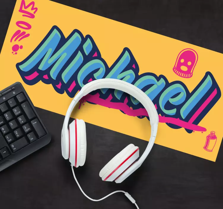 Graffiti personligt anpassad musmatta - Tenstickers