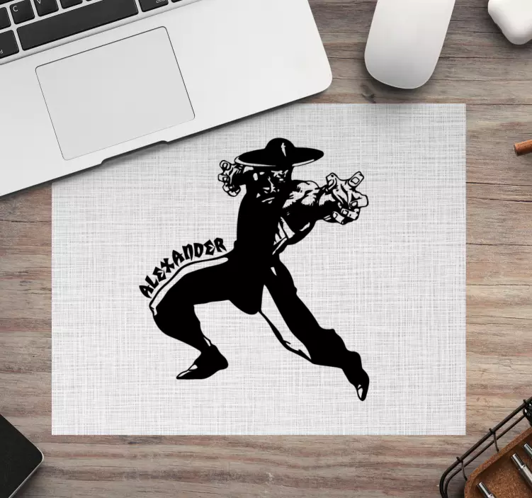 Dynamic cowboy karaktär original musmatta - Tenstickers