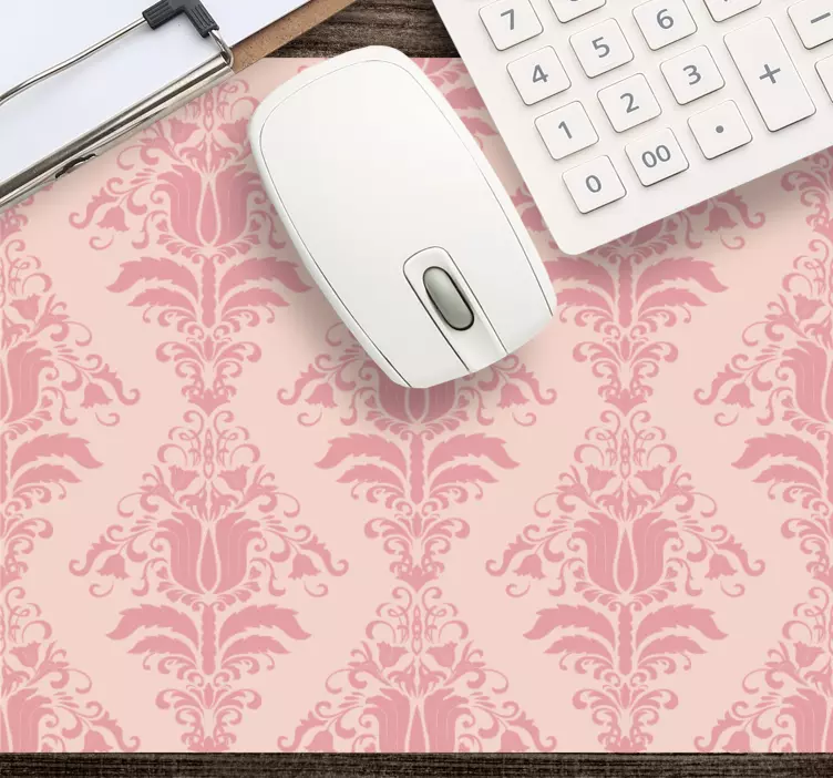 Elegant blommönster och texturer musmatta - Tenstickers