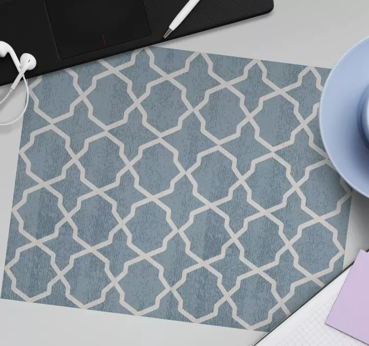 Elegant geometrisk textur mönster och texturer musmatta - Tenstickers