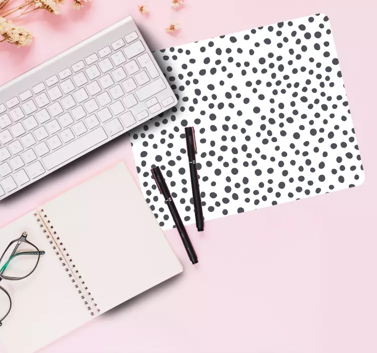 Elegant prickmönster och texturer musmatta - Tenstickers