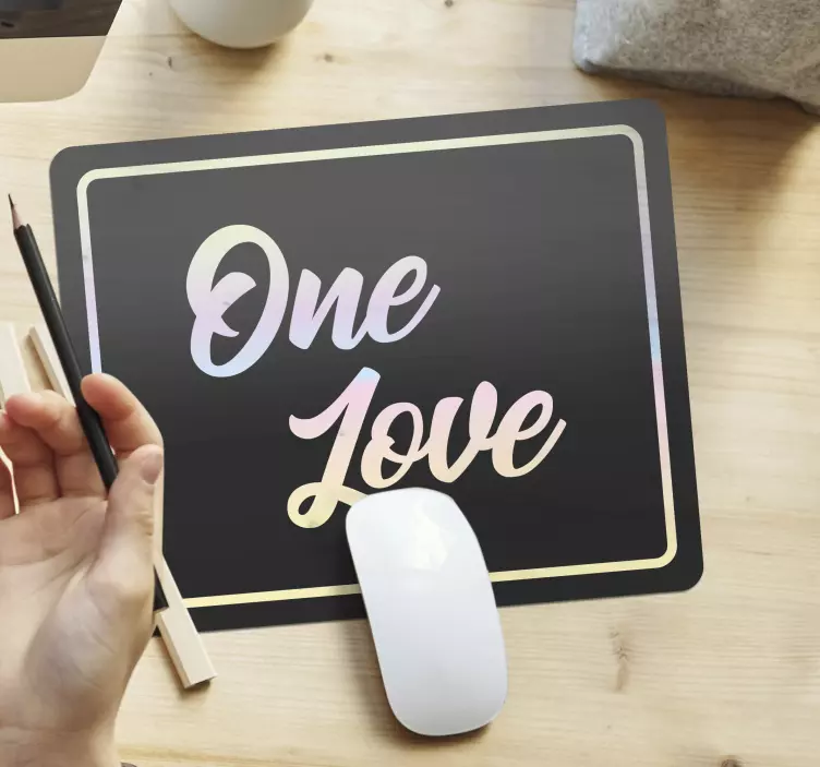 En kärlekstext hjärta musmatta citat - Tenstickers