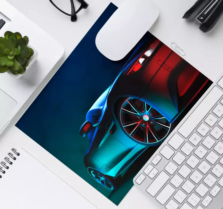 Fantastisk bil original musmatta - Tenstickers