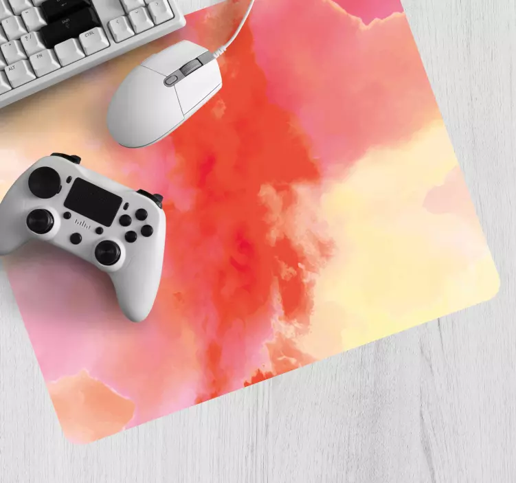 Färgglad abstrakt virvel mönster och texturer musmatta - Tenstickers