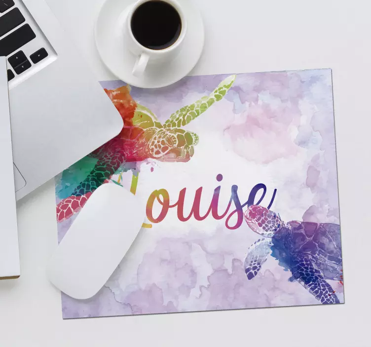 Färgglada sköldpaddor med namnet musmatta - Tenstickers