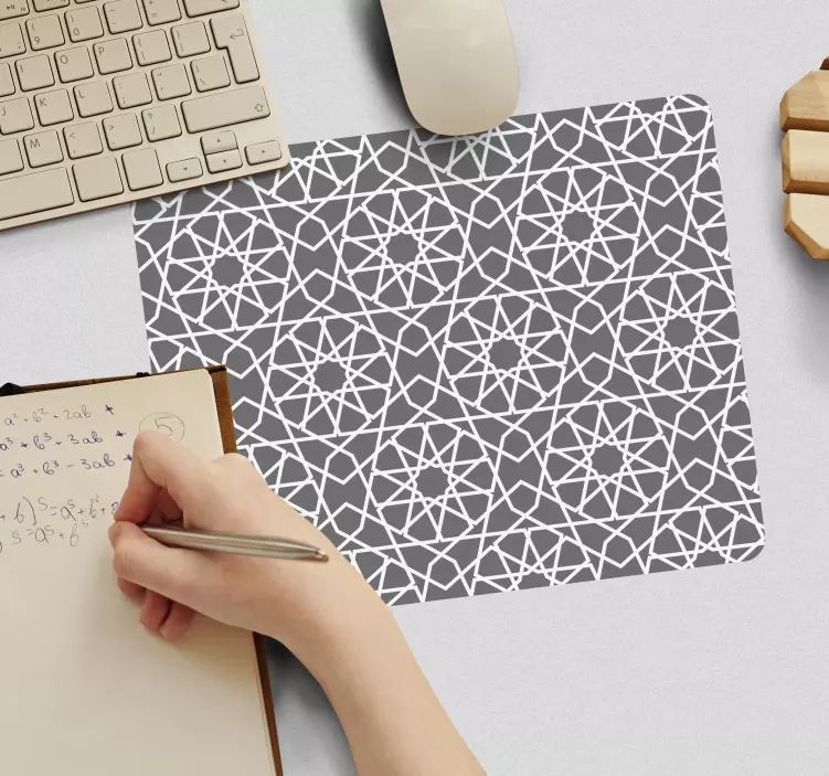 Geometrisk mönster och texturer musmatta - Tenstickers