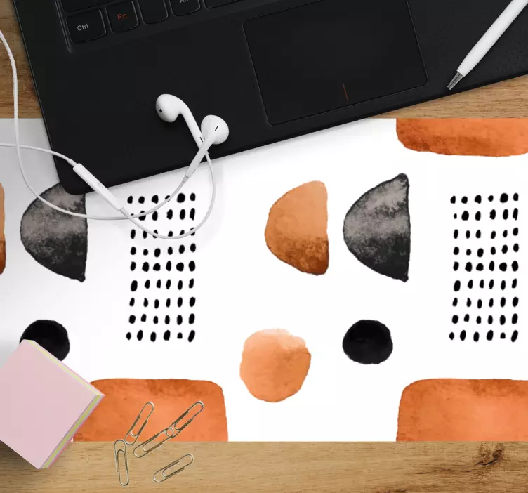 Geometriska abstraktioner mönster och texturer musmatta - Tenstickers