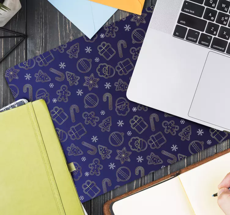 Julens musmatta med festliga helgikoner - Tenstickers