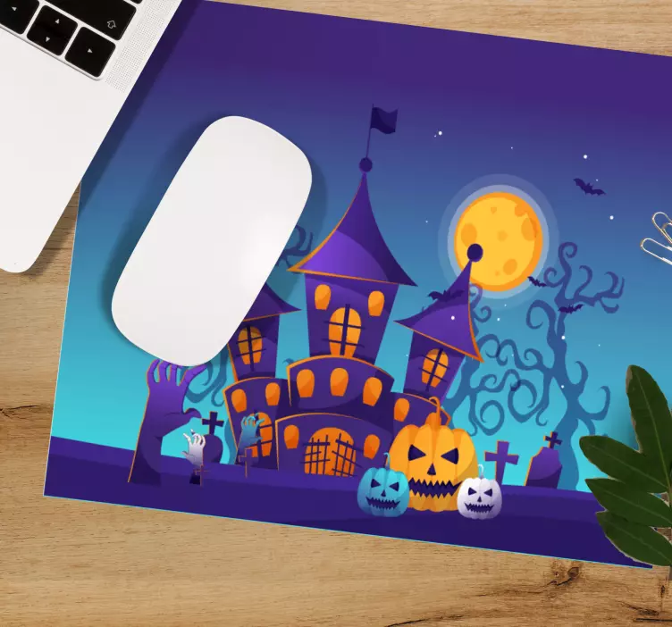 Julens musmatta spökligt halloween slott - Tenstickers