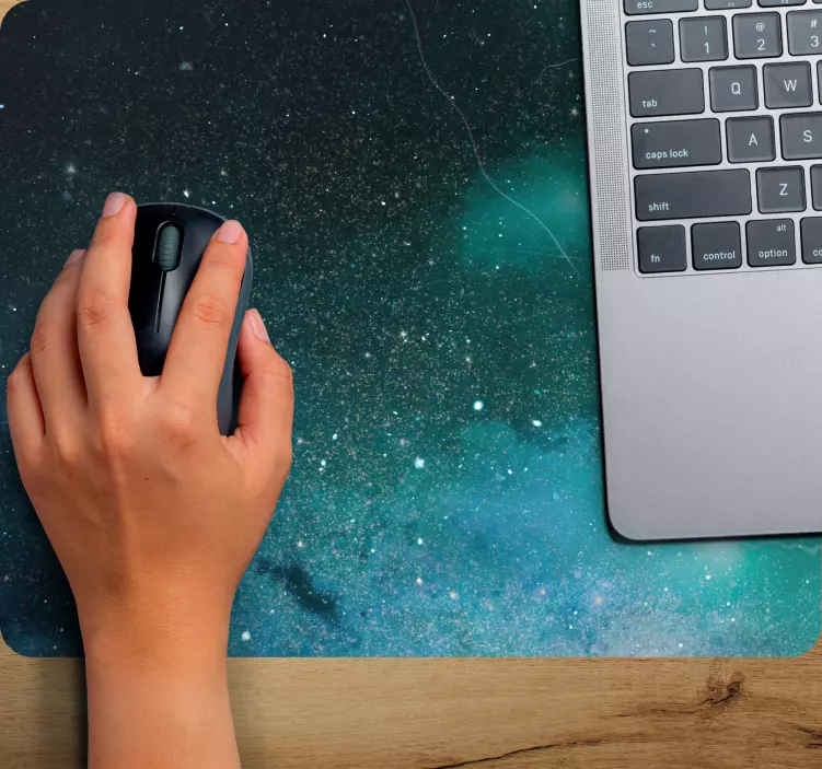 Kosmisk stjärndamm visuell musmatta gaming - Tenstickers