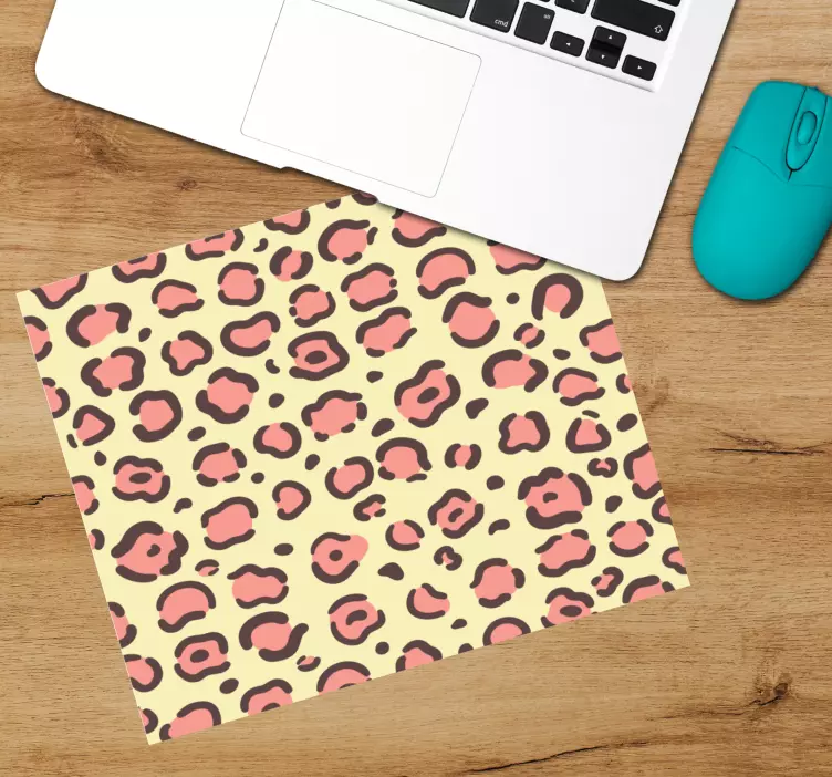 Leopardmönster och texturer musmatta - Tenstickers