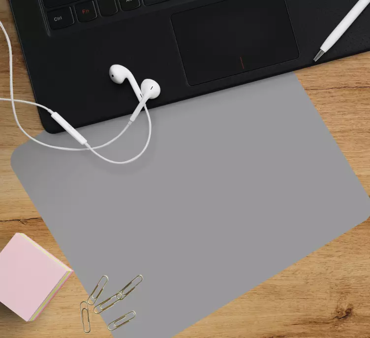 Minimalistisk grå yta mönster och texturer musmatta - Tenstickers
