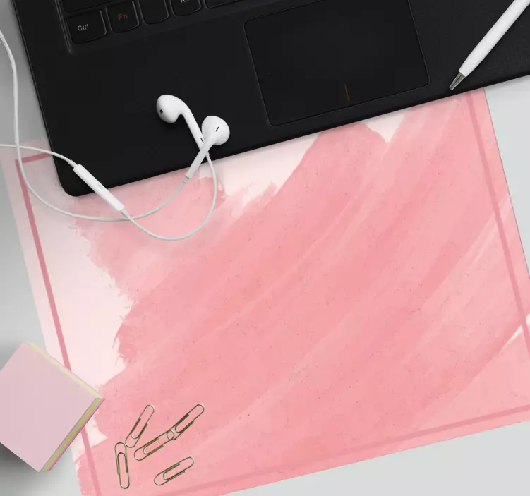 Mjuk penseldrag mönster och texturer musmatta - Tenstickers