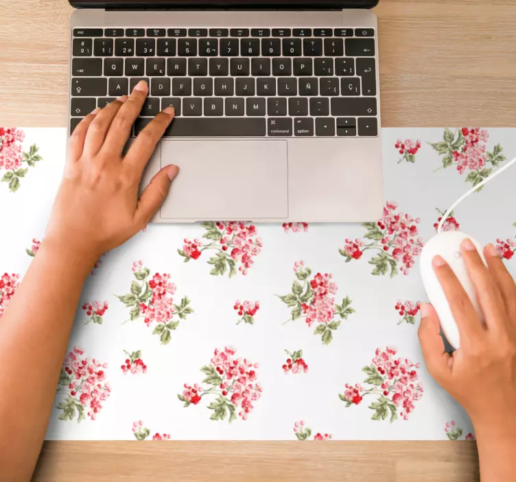 Mönster och texturer musmatta botanisk texturfinish - Tenstickers